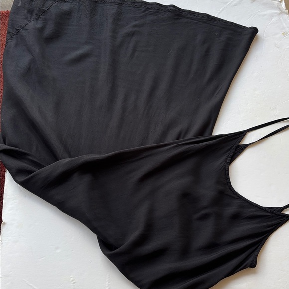 Vintage 90’s April Cornell Milkmaid Fairy Cocquette Midi Dress Medium Goth Black - Picture 15 of 17